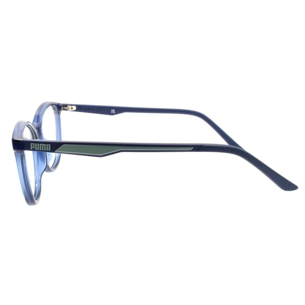 PUMA PU0372O 002 Women's Eyeglasses Frames 55-16-140 Blue